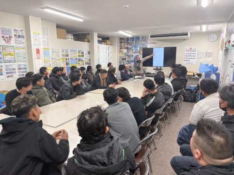 奥村組様による解体工事周知会が開催されました