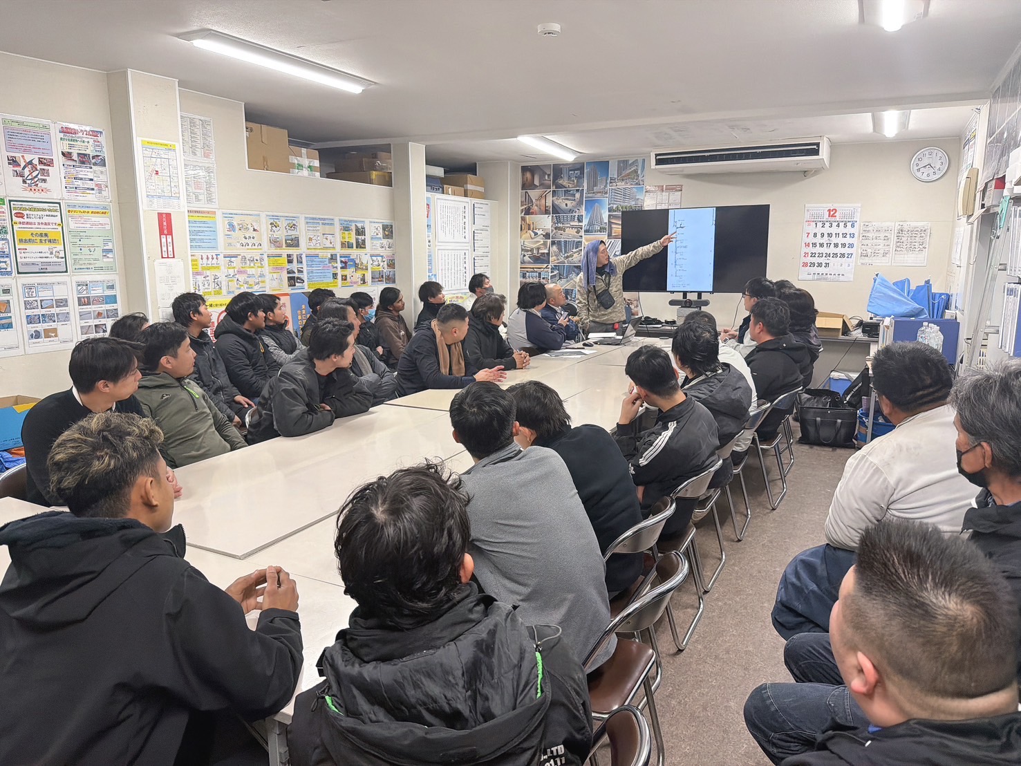 奥村組様による解体工事周知会が開催されました